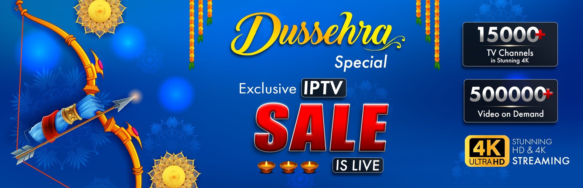 Dussehra Special IPTV Sale